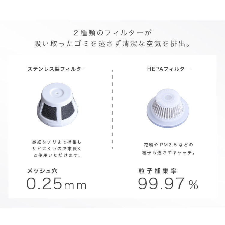 2WAY コードレス掃除機