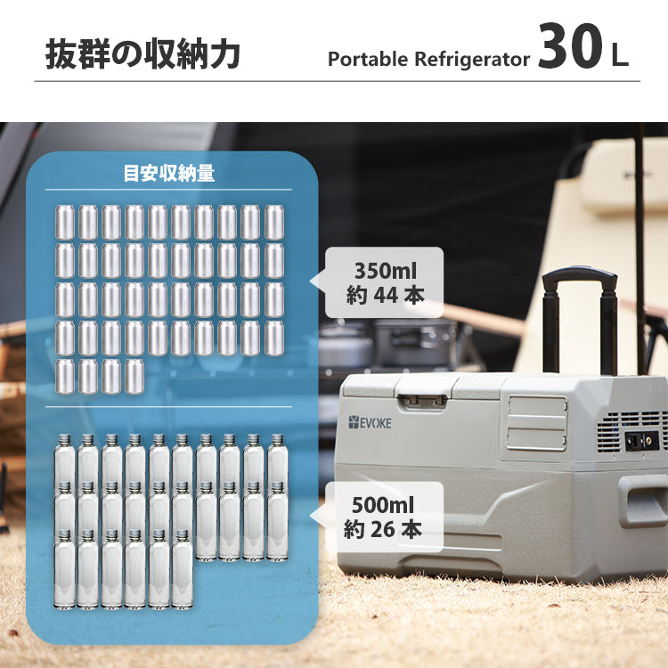 ポータブル冷蔵庫 30L