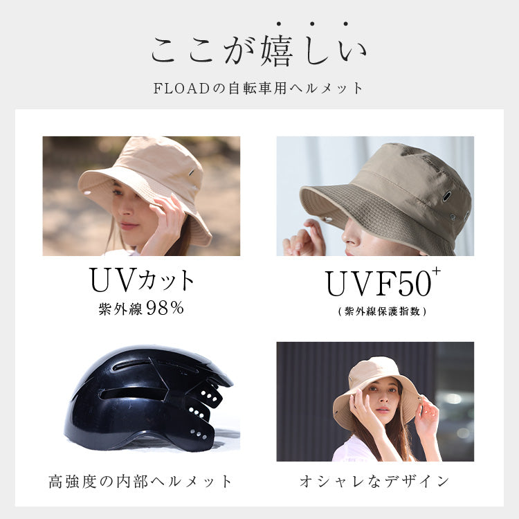 自転車用ヘルメット (ハット型)